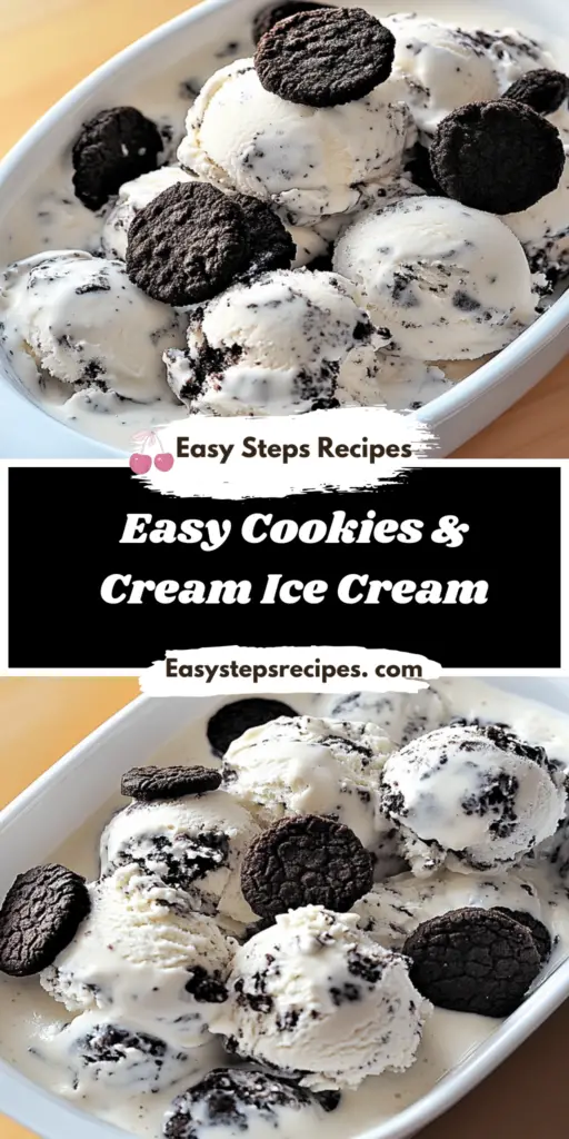 Delightful No Churn Cookies and Cream Ice Cream Recipe