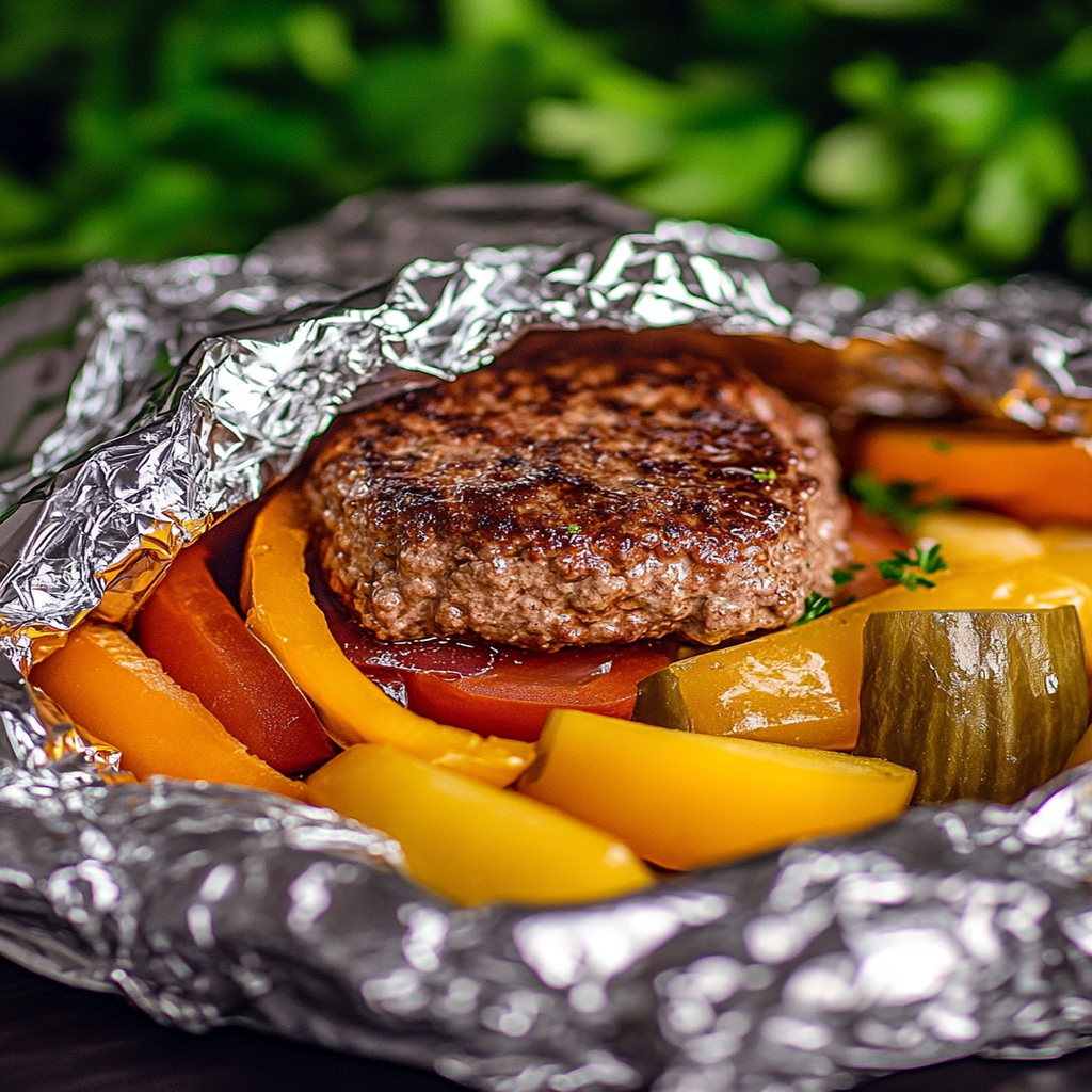Irresistible Burger Dinner Foil Packets for Flavor Lovers