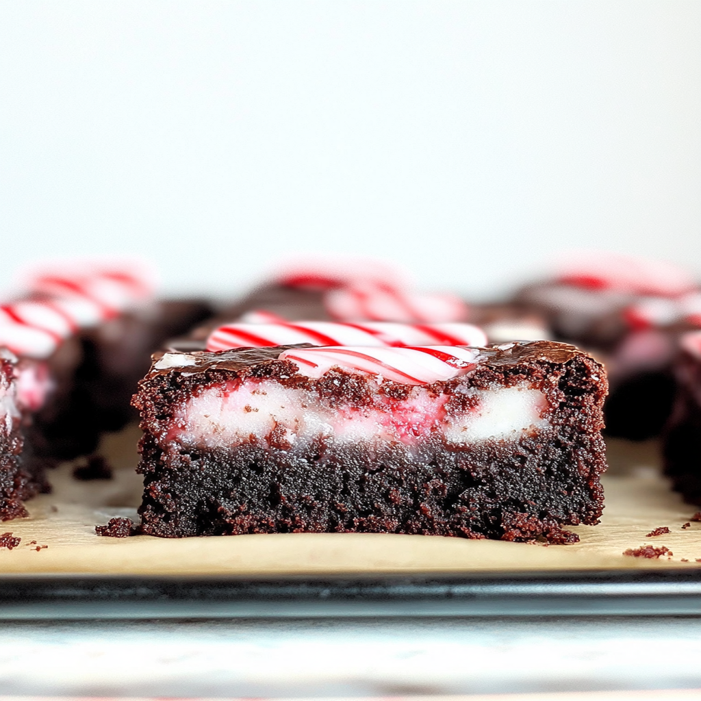 Irresistible Candy Cane Brownies for Holiday Indulgence