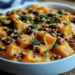 Cozy Ground Turkey Sweet Potato Casserole Recipe