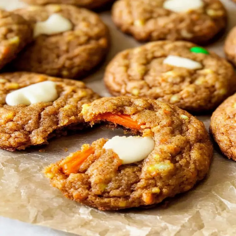 Irresistible Carrot Cake Cookies: Soft & Flavorful Treats