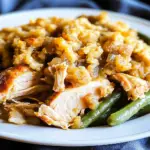 Cozy Crock Pot Chicken and Stuffing with Green Beans Recipe