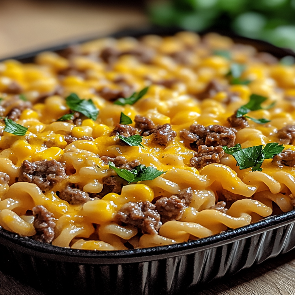 Irresistible Loaded Cheddar Ranch Beef Rotini Bake Recipe