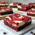 Indulge in Red Velvet Cheesecake Brownies Delightfully