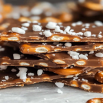 The Best Salted Caramel Pretzel Bark Recipe Delight