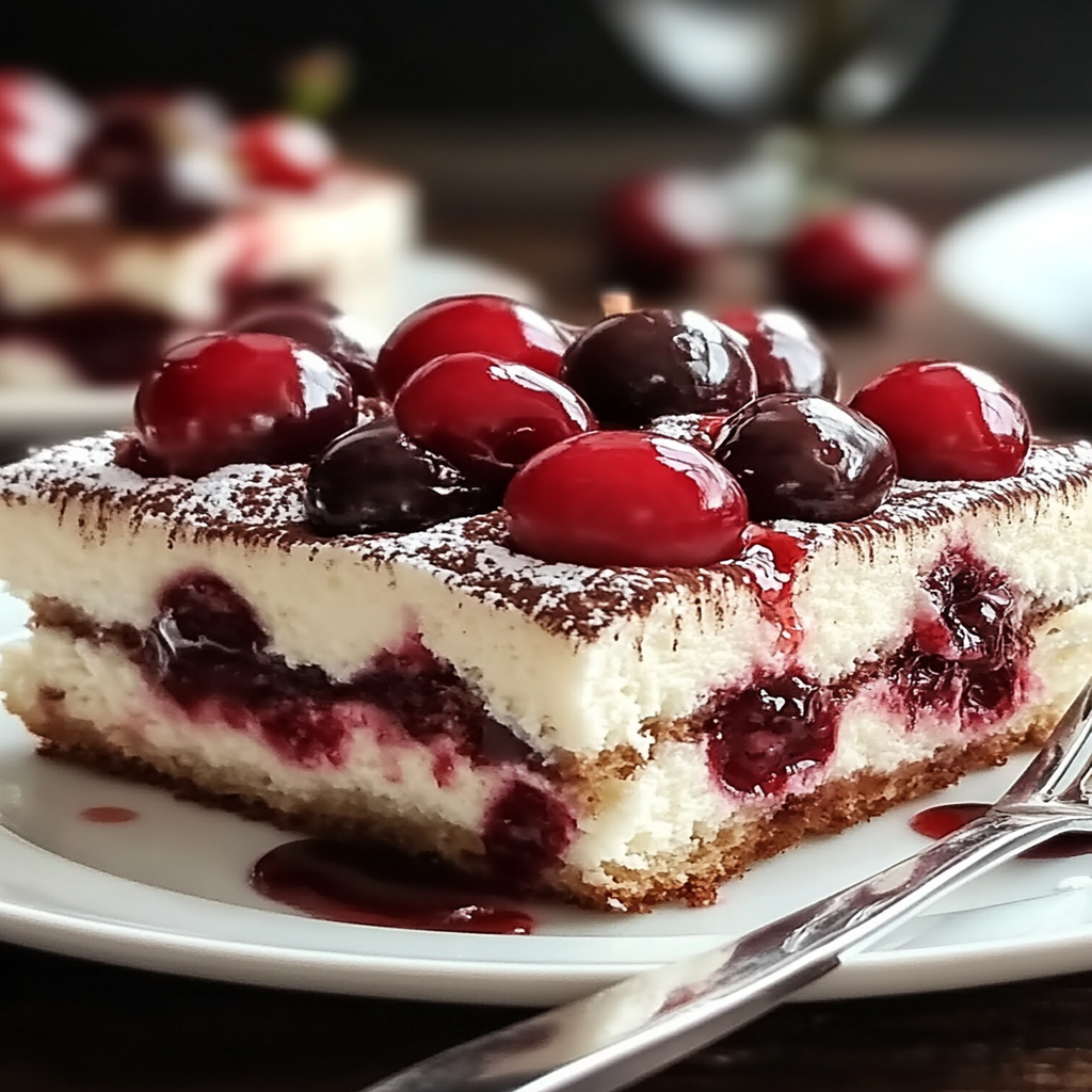 Irresistible Cherry Amaretto Tiramisu Recipe Delight