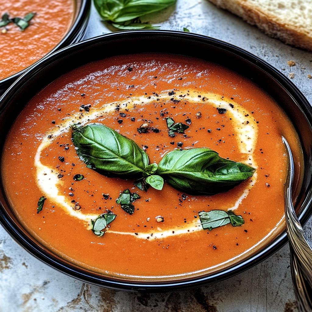 Creamy Tomato Basil Soup: A Cozy Comfort Food Delight