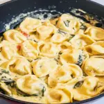 Irresistible Creamy Tortellini with Spinach Recipe Delight
