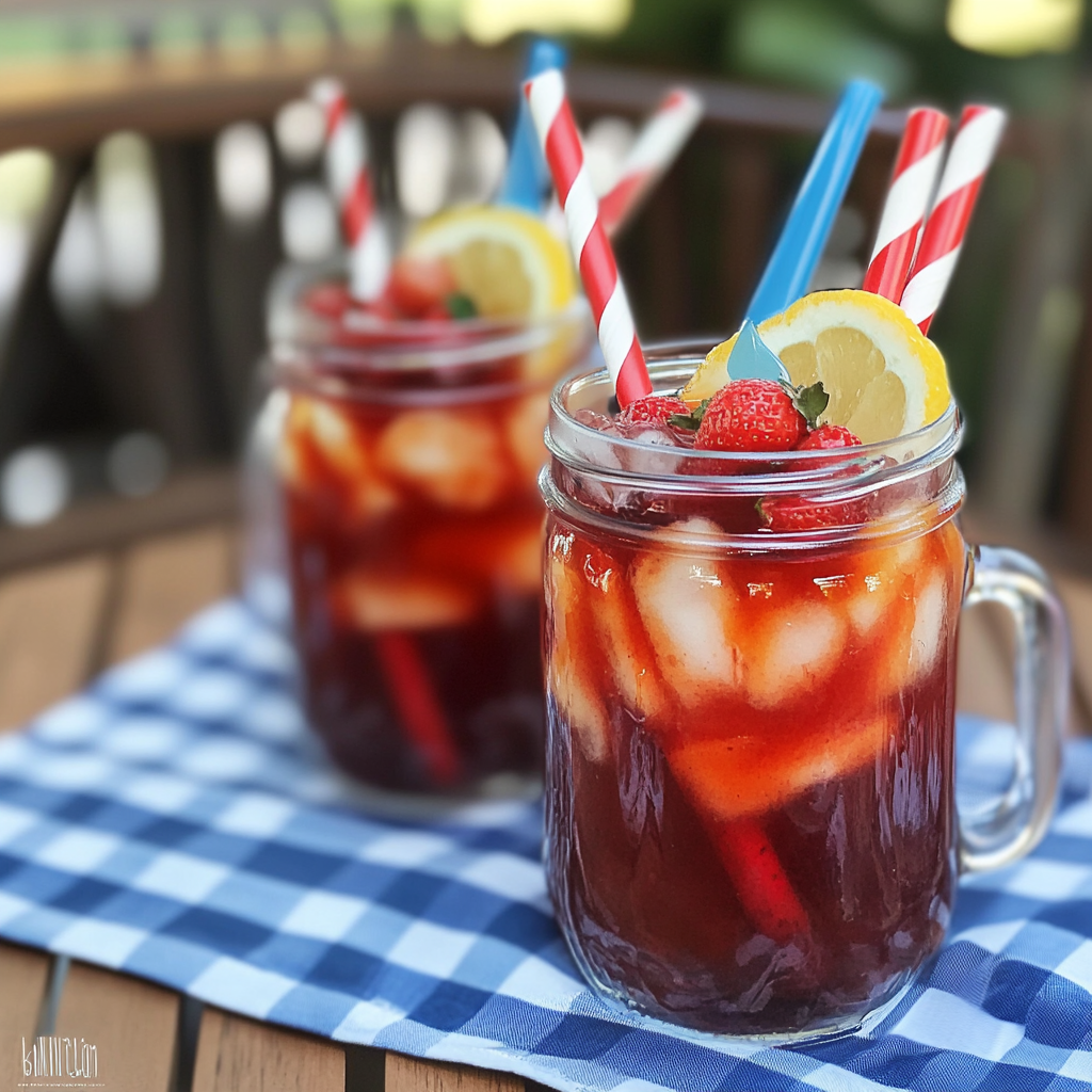 Refreshing Kid-Friendly Patriotic Punch Recipe for Summer