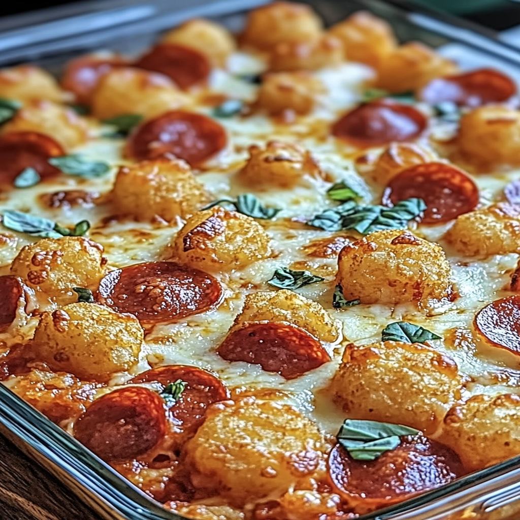 Irresistible Tater Tot Pizza Casserole Recipe You’ll Love