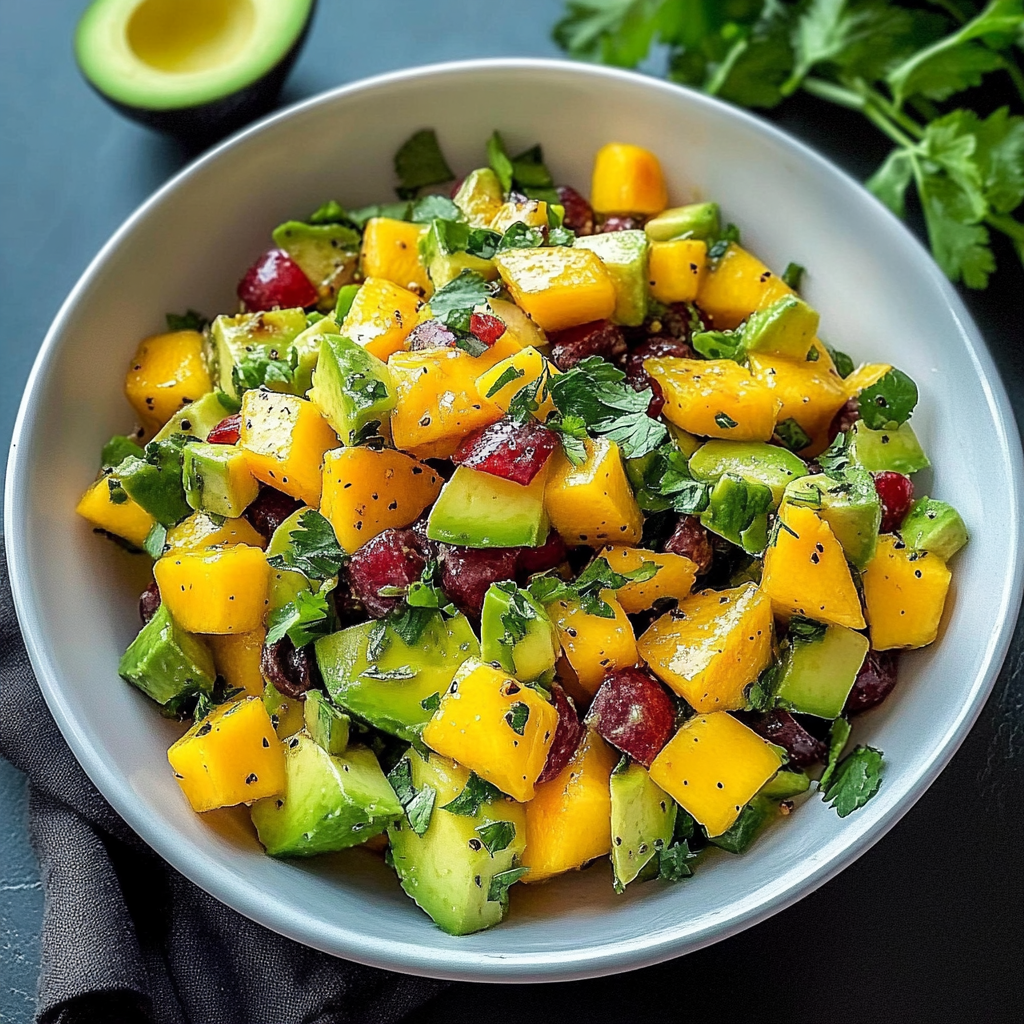 Refreshing Avocado and Mango Summer Salad Recipe