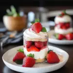Fluffy Strawberry Shortcake with Whipped Cream Delight