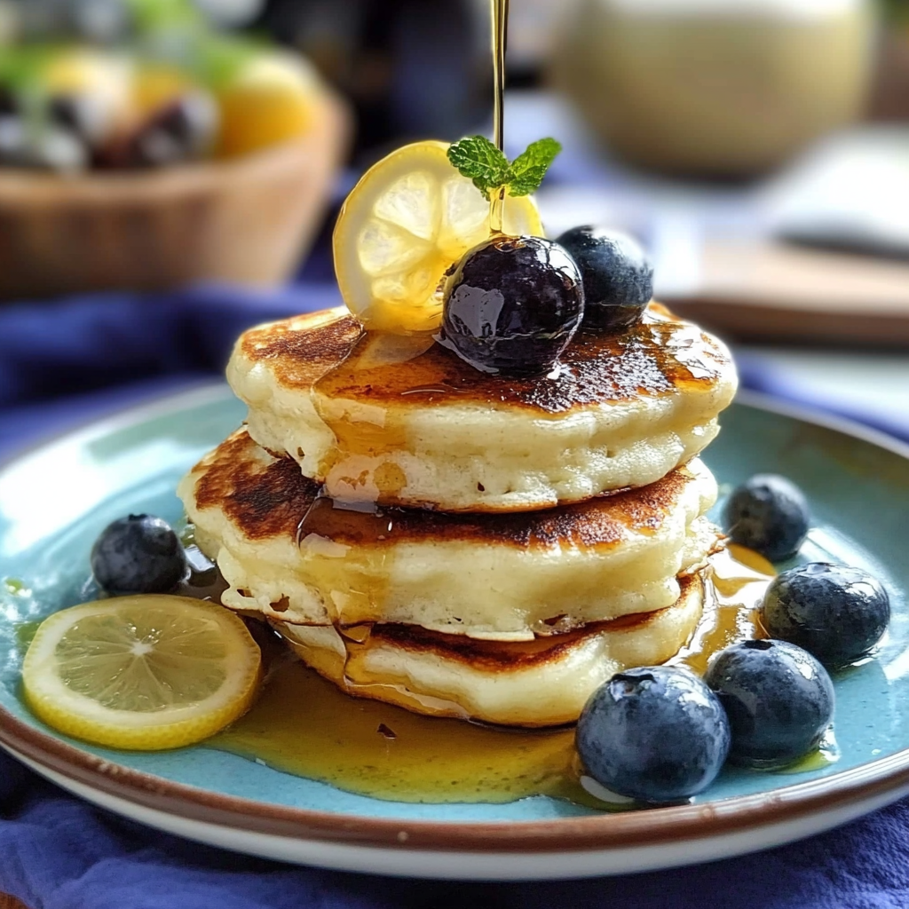 Fluffy Lemon Ricotta Pancakes: A Zesty Breakfast Delight