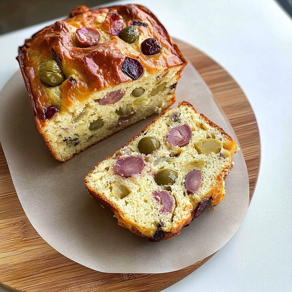 Irresistible Savory and Fluffy Cake aux Olives Recipe
