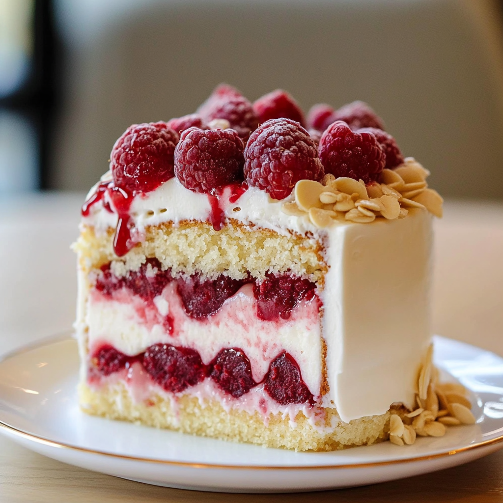 Irresistible White Chocolate Raspberry Cake Recipe