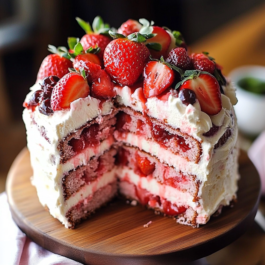 Best Strawberry Cake Ever: Irresistibly Sweet Delight