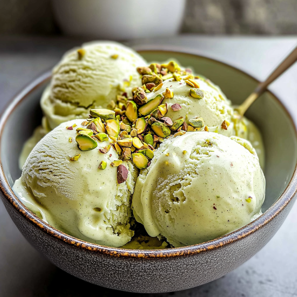 Irresistible High-Protein Pistachio Ice Cream Recipe