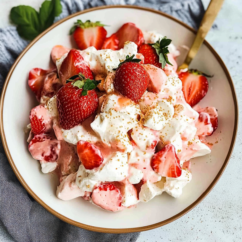 Delightful Strawberry Cheesecake Salad Recipe You’ll Love