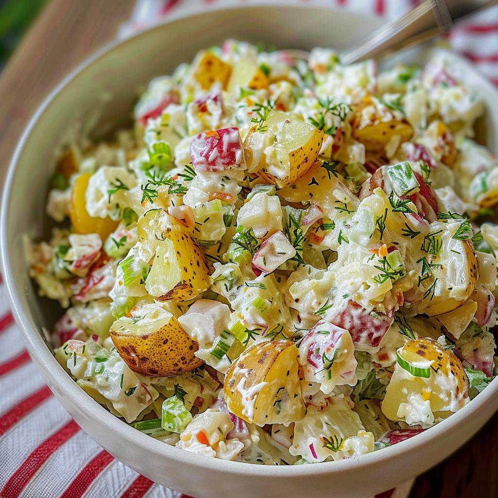 Celebrate with Scrumptious 4th of July Potato Salad