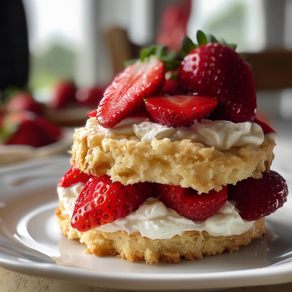 Celebrate with 4th of July Strawberry Shortcake Delight