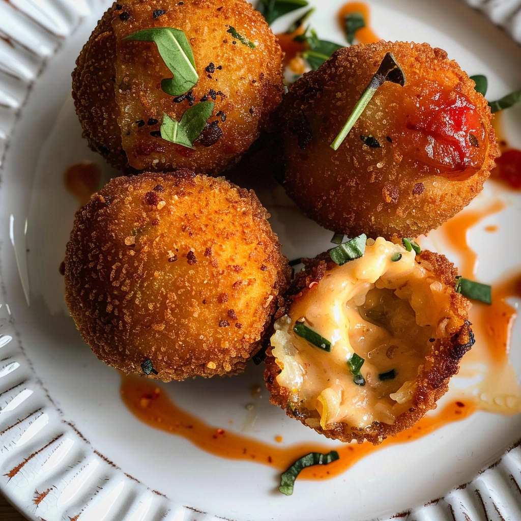 Irresistible Arancini with Calabrian Chili Aioli Recipe