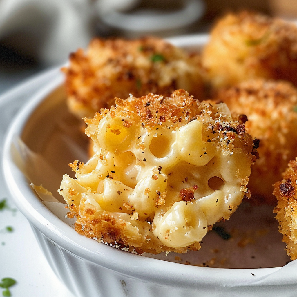 Back-to-school mac and cheese bites