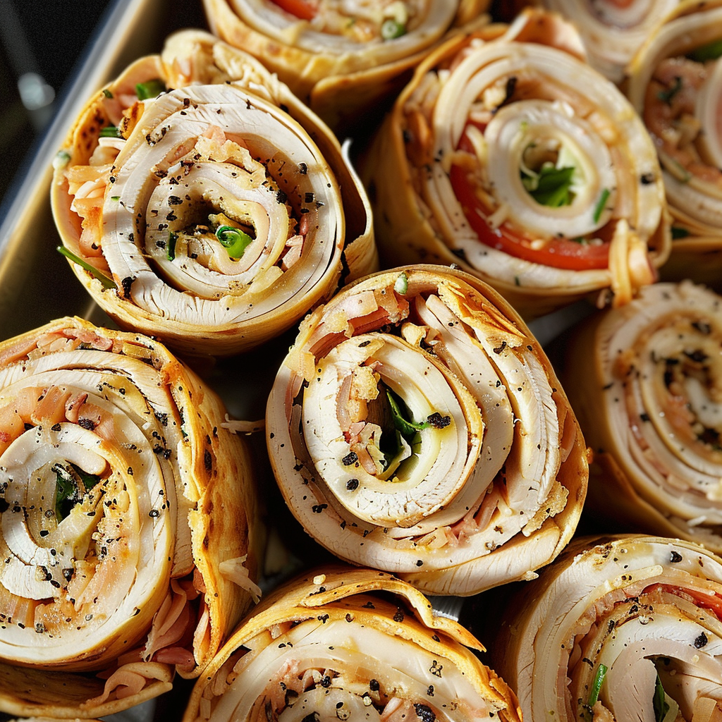 Delicious Back-to-School Turkey Pinwheels Recipe