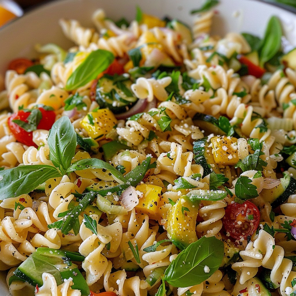 Colorful Back-to-School Veggie Pasta Salad Recipe