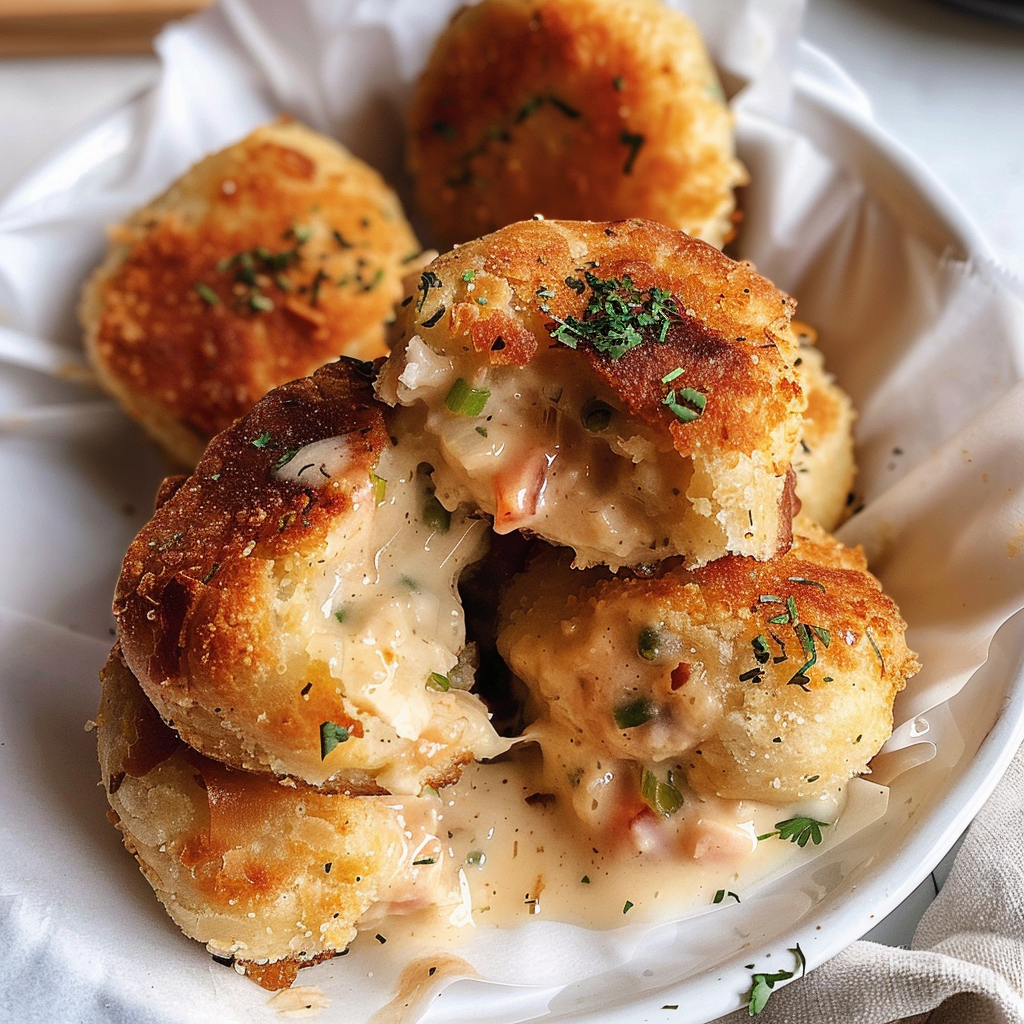 Crispy Chicken Pot Pie Croquettes - A Comforting Delight