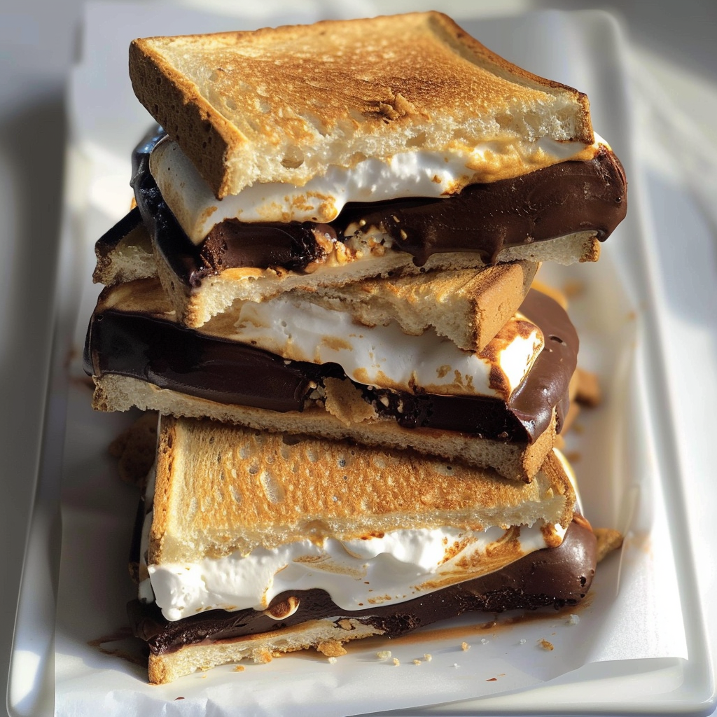 Irresistible Frozen S’mores Sandwiches for Summer Fun