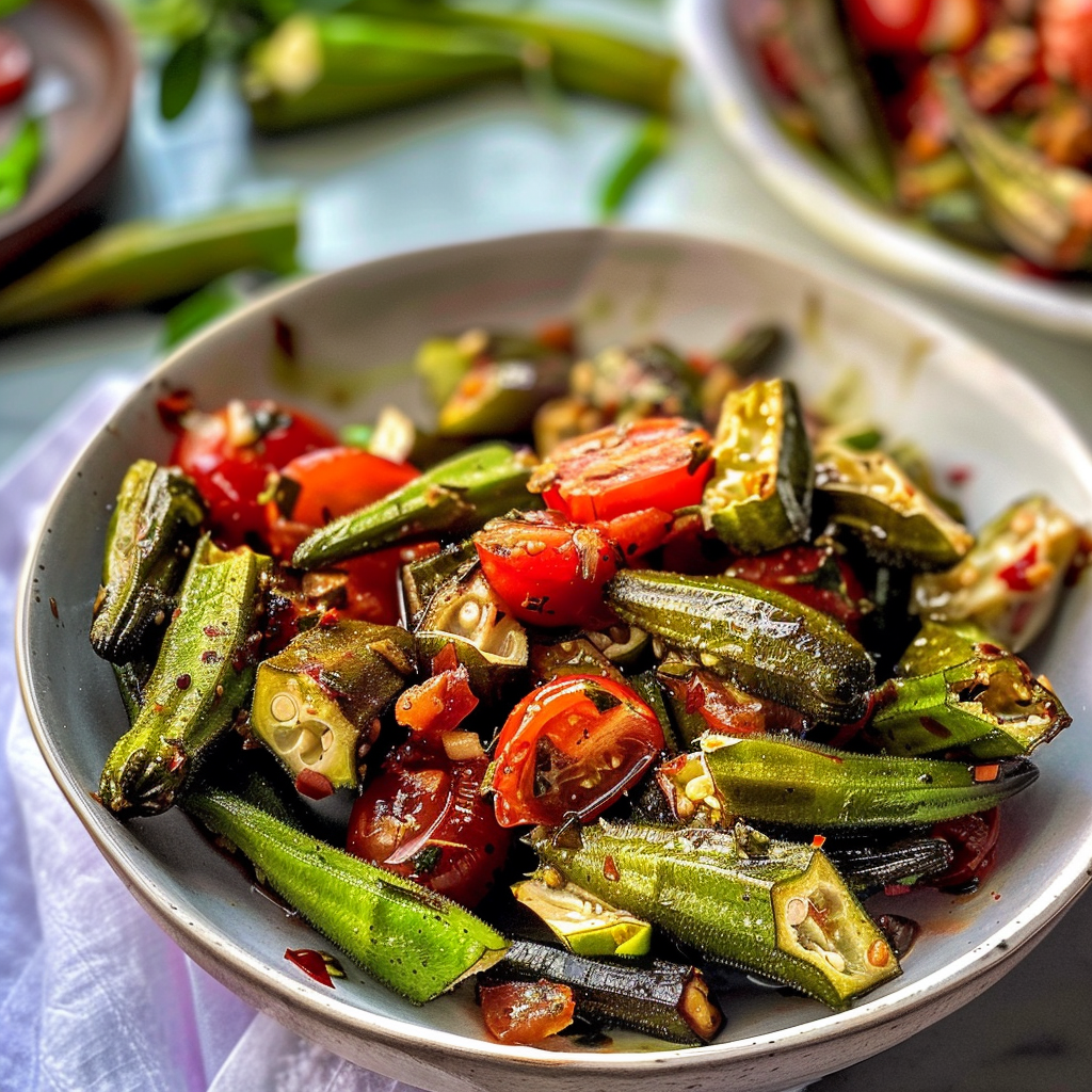 Celebrate Juneteenth with Delicious Okra and Tomatoes