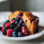 Delightful Juneteenth Pound Cake with Berries Recipe