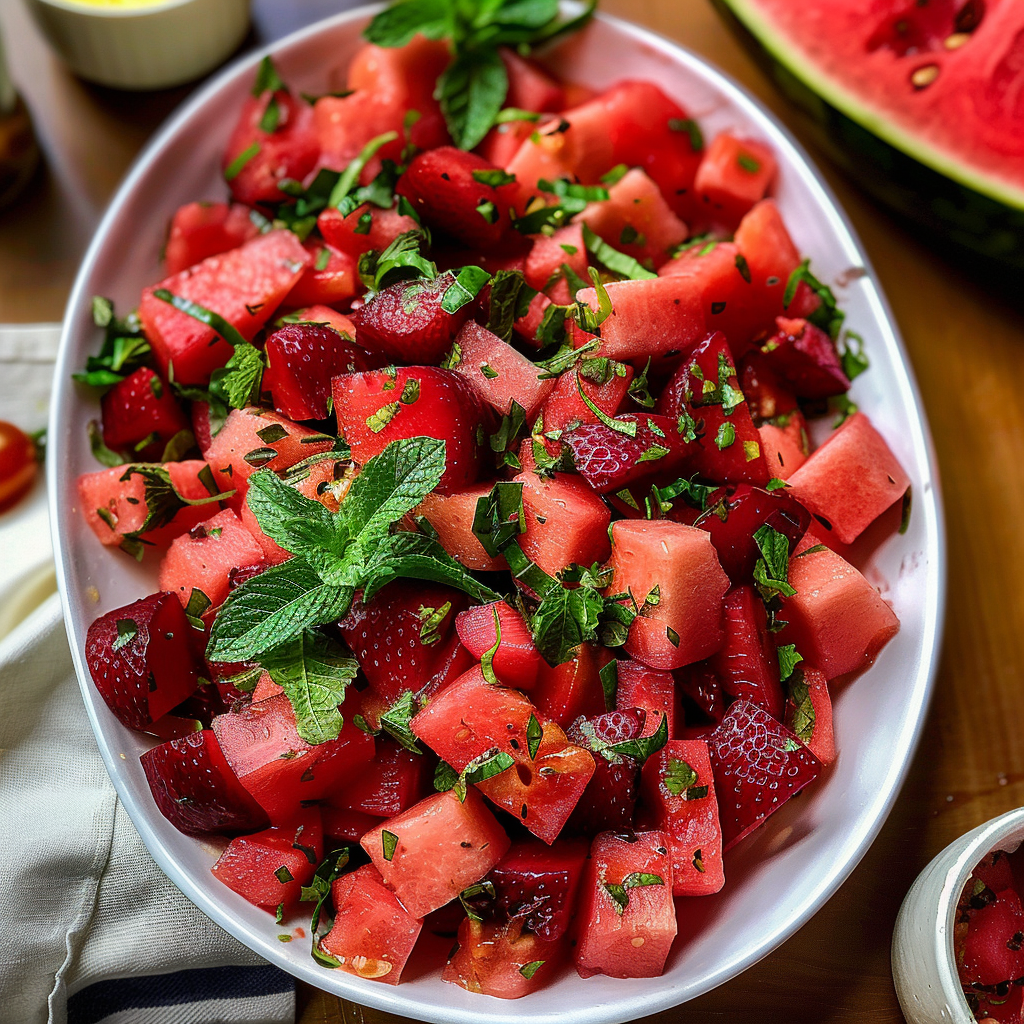 Refreshing Juneteenth Watermelon Salad Recipe for Summer