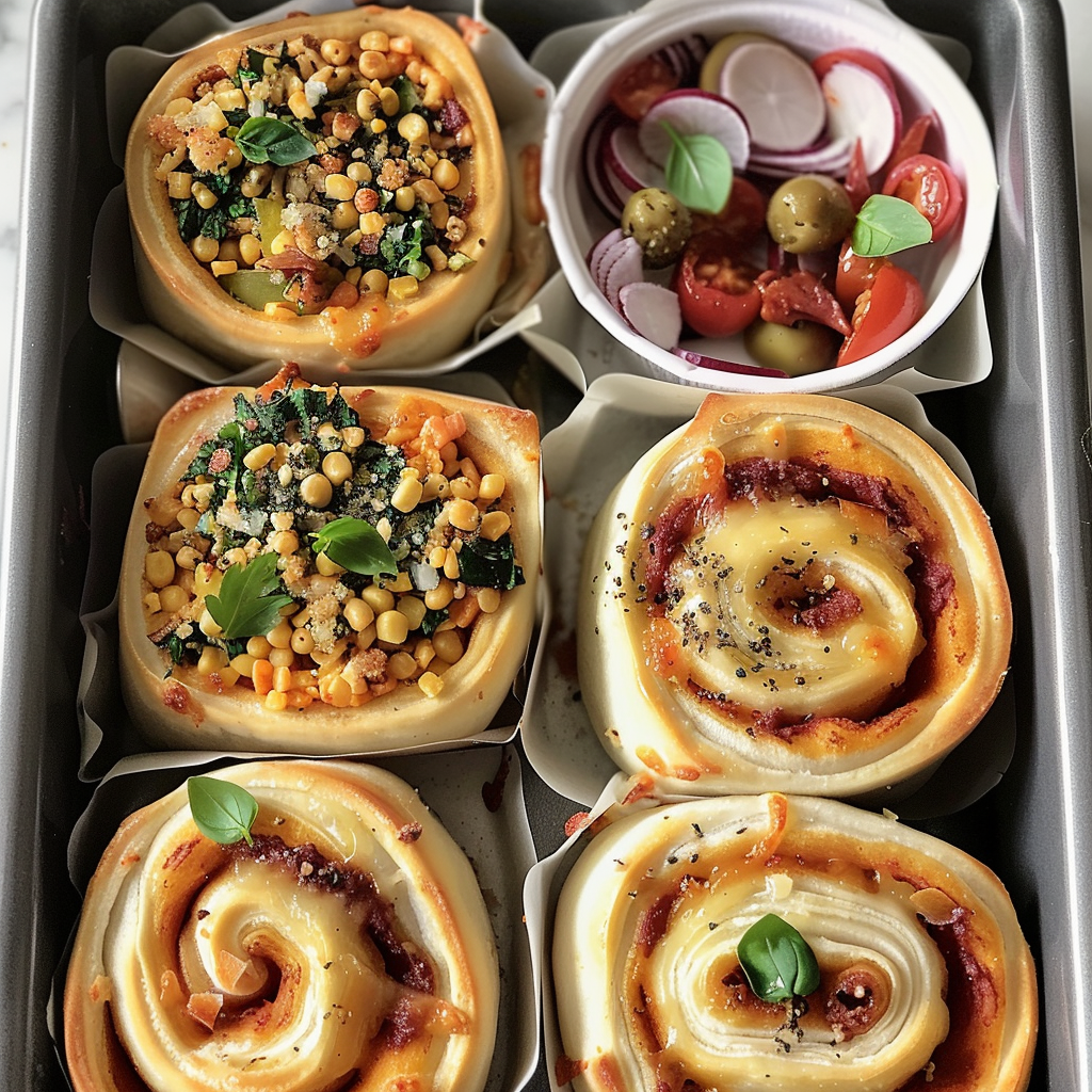 Delicious Lunch Box Pizza Pinwheels for Kids' Snacks