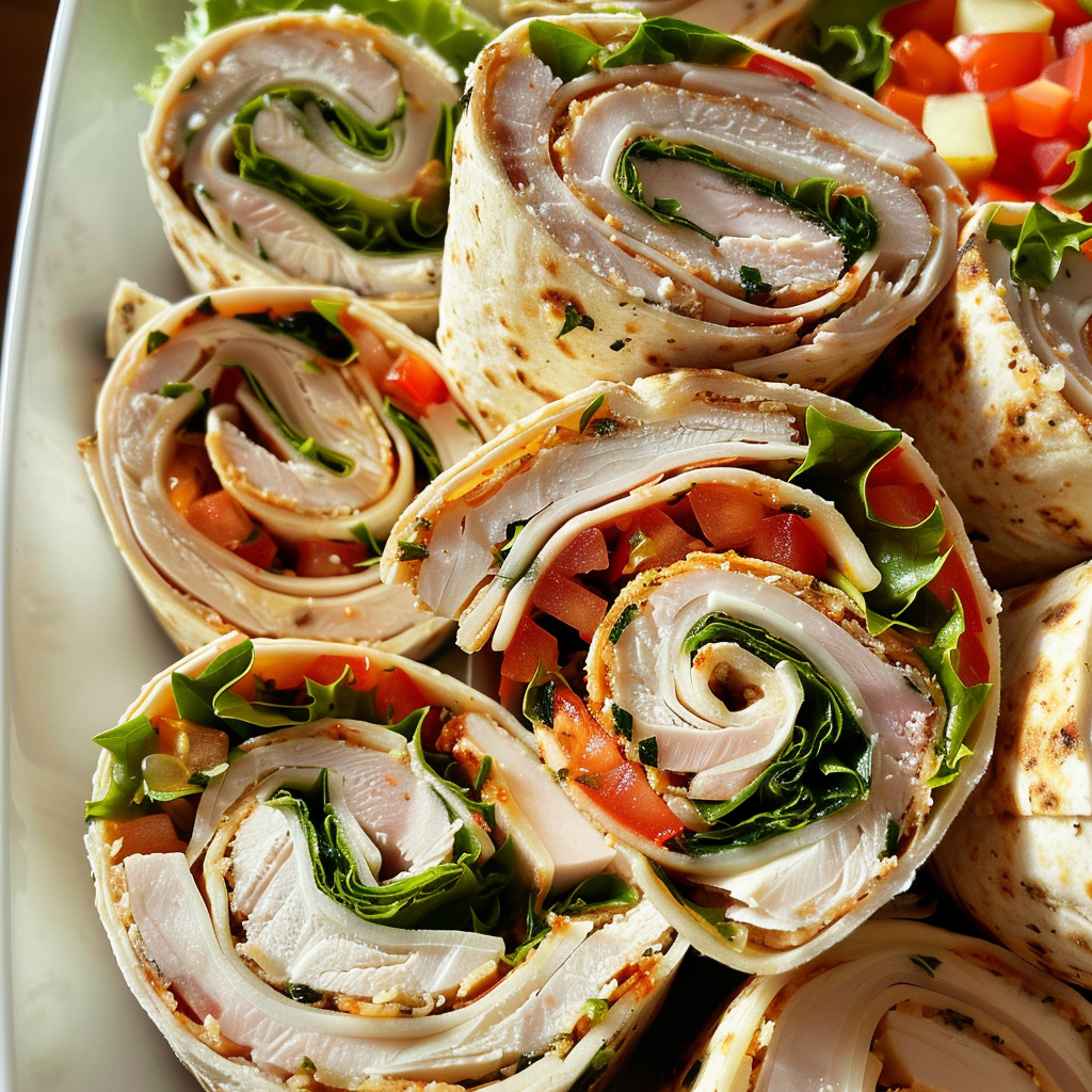 Delicious Lunch Box Turkey Pinwheels for Kids' Lunches