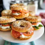 Refreshing Mini Bagel Sandwiches for the Pool Party Fun