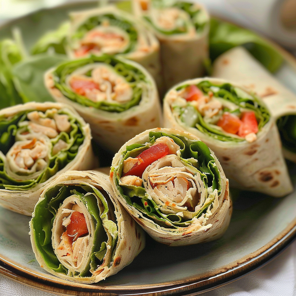 Mini Wraps for Poolside Snacking