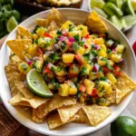 Tropical Pineapple Salsa with Tortilla Chips Recipe