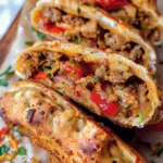 Savory Sausage, Pepper and Onion Stromboli Recipe