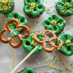 Irresistible Shamrock Pretzel Pops for St. Patrick's Day