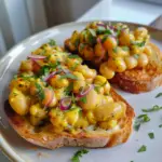 Irresistible Cheesy Curried Butter Beans on Toast Recipe