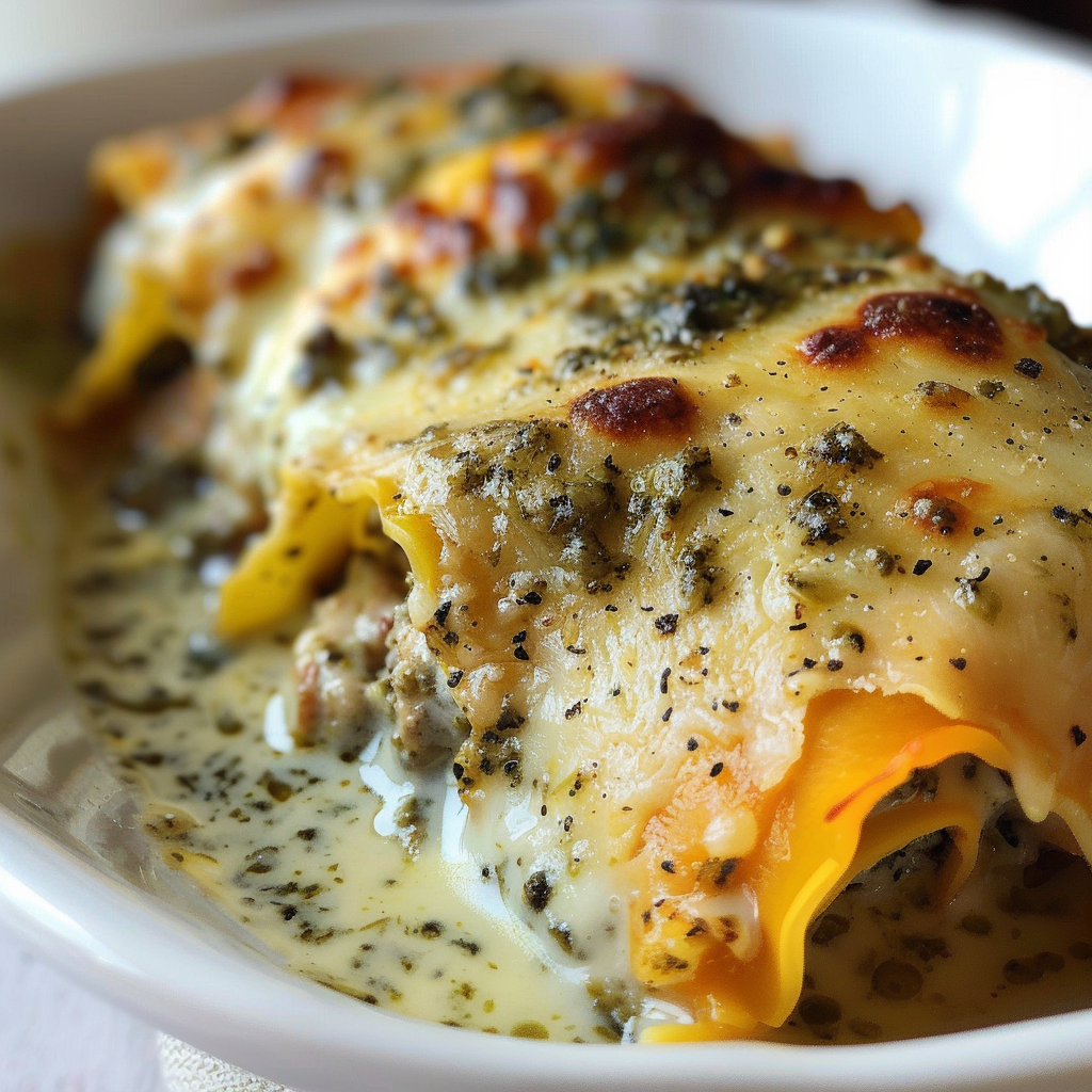 Irresistible Roasted Garlic Butternut Squash Lasagna Roll-ups