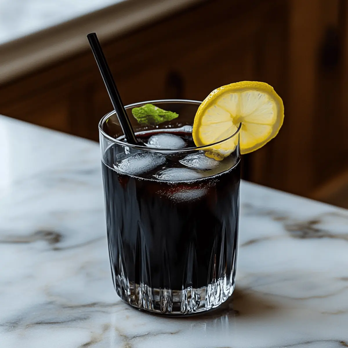 Delightful Spooky Black Lemonade Mocktail Recipe for Halloween