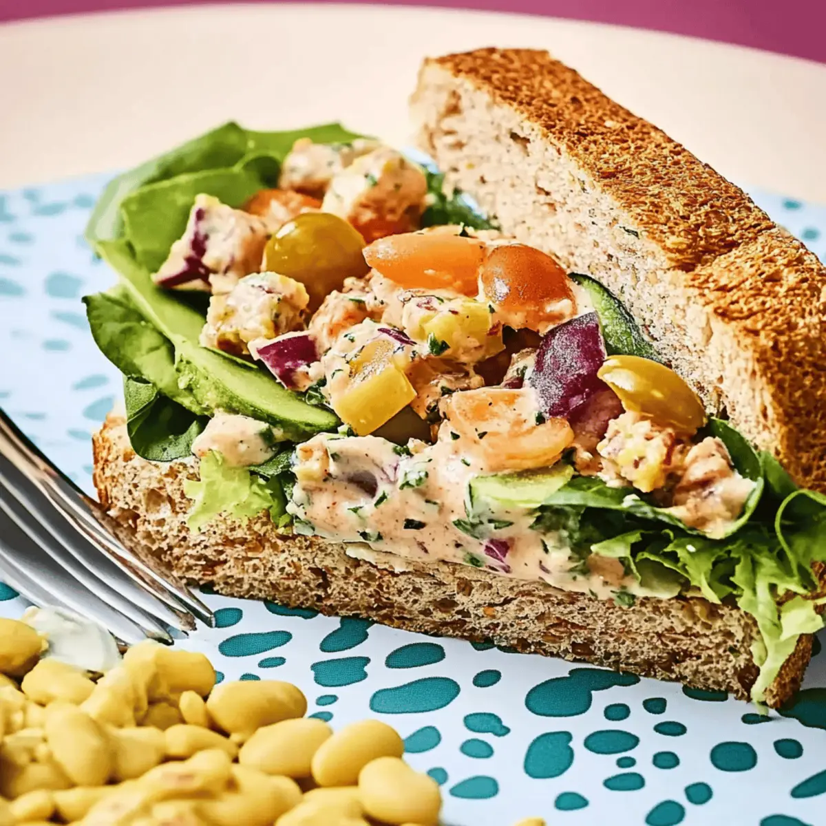 Healthy Make Ahead Work Lunch Ideas: Easy Chickpea Salad on Toast