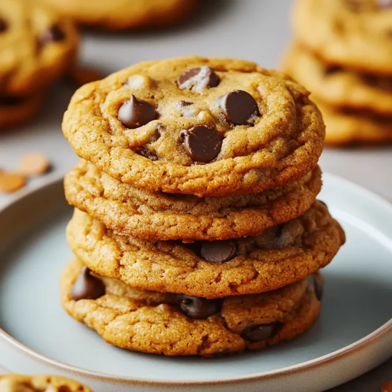 Brown Butter Pumpkin Chocolate Chip Cookies
