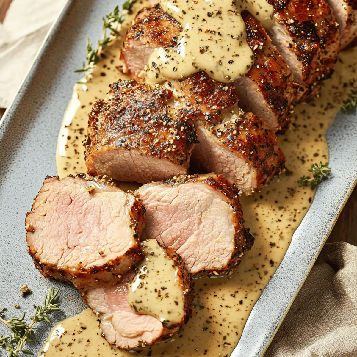 Best-Ever Pork Tenderloin with Creamy Dijon Sauce Recipe