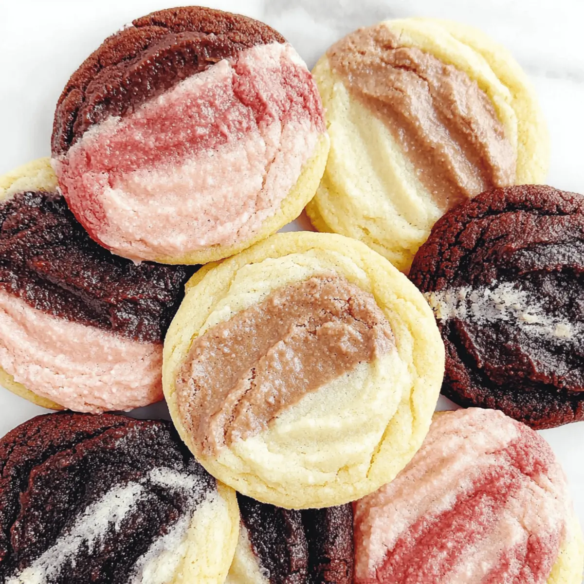 The Best Neapolitan Cookies Recipe with Delicious Strawberry, Chocolate, and Vanilla Layers