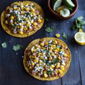 Mexican Street Corn Tostadas