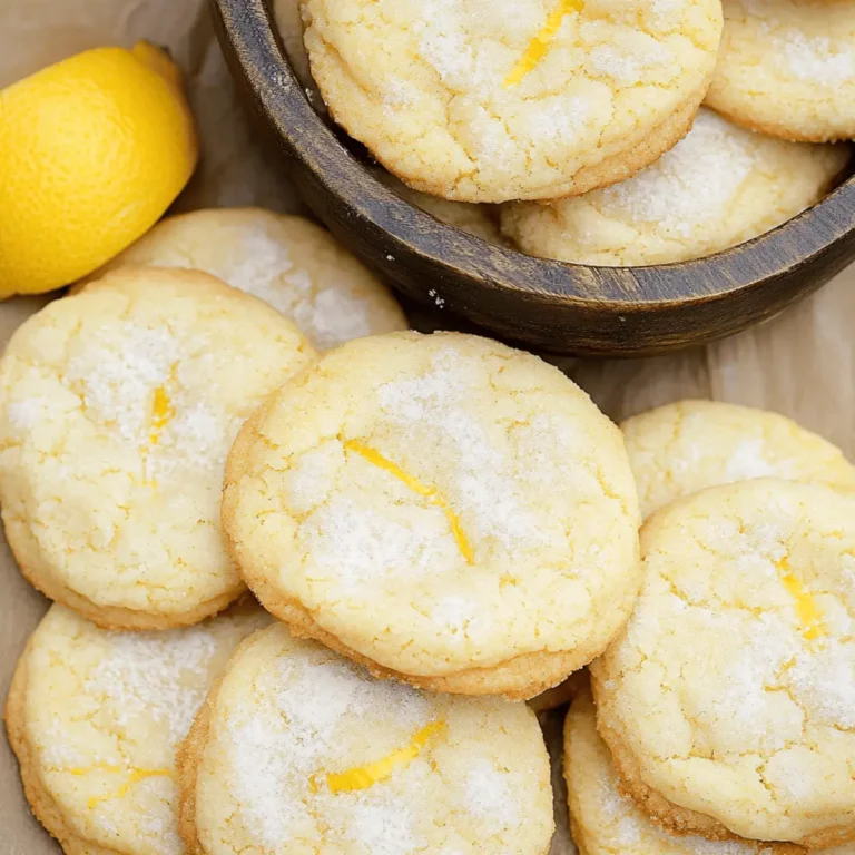 Soft & Chewy Lemon Cookies