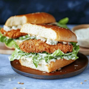 Crispy Chicken Caesar Sandwich
